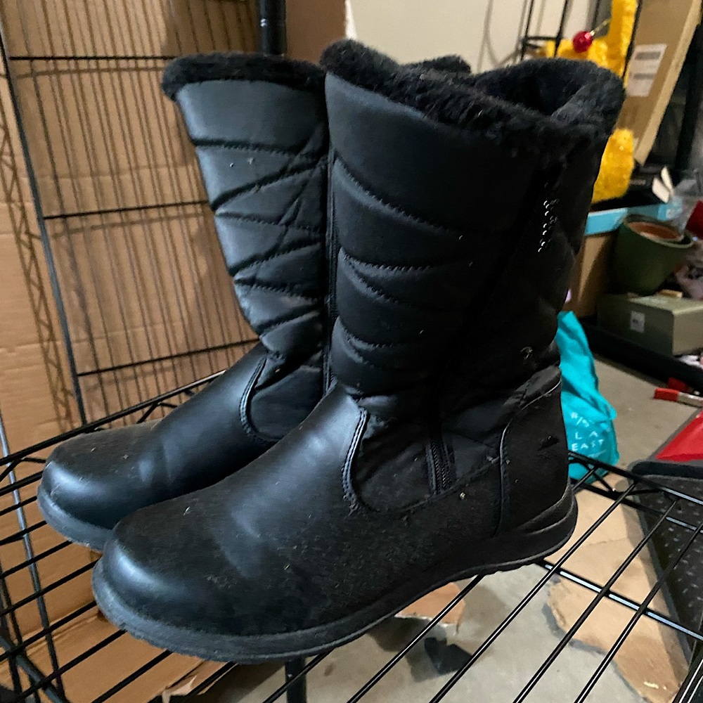 Black Totes Snow Boots Size 10W